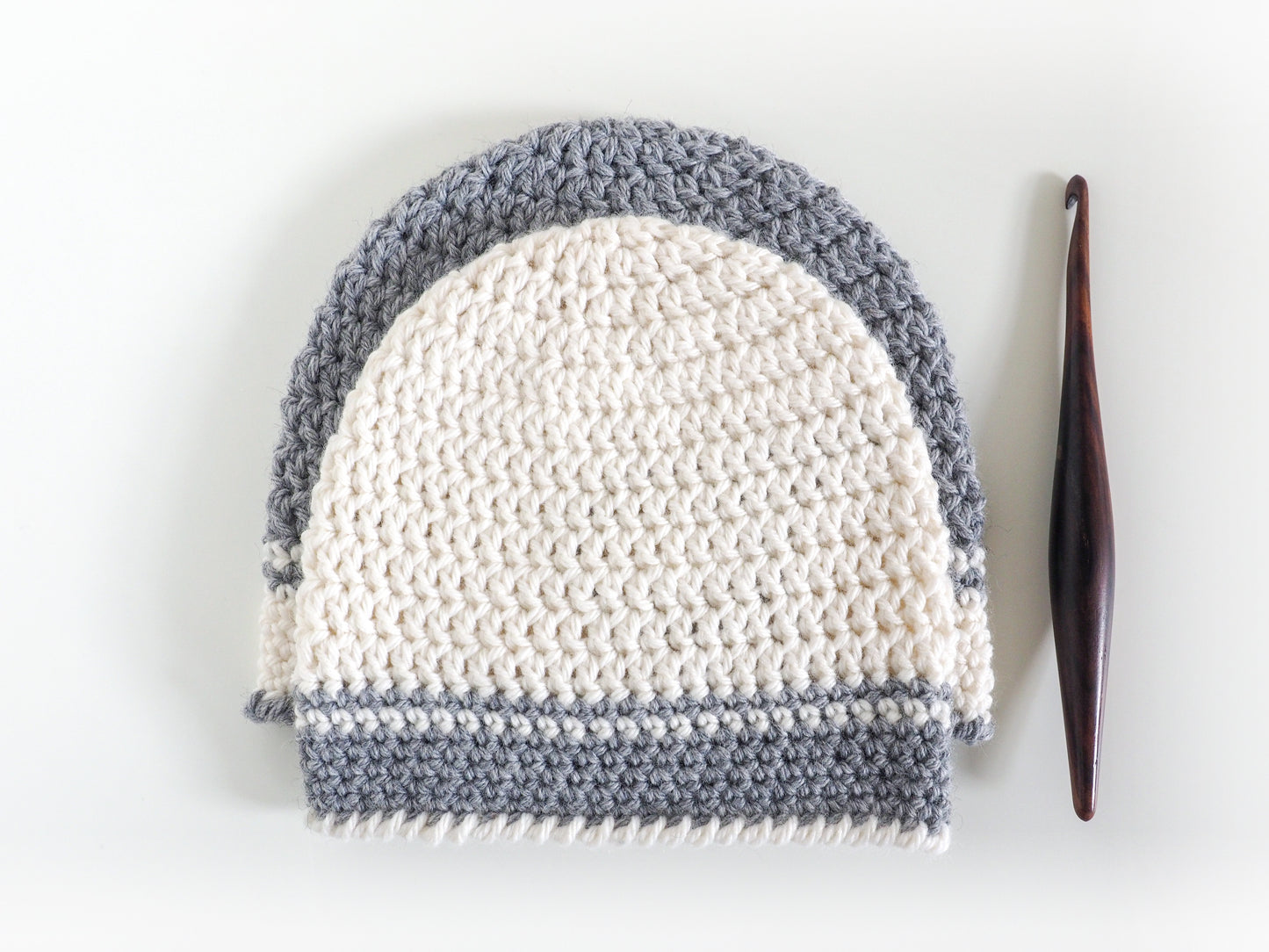 Single Double Crochet Baby Hat Pattern