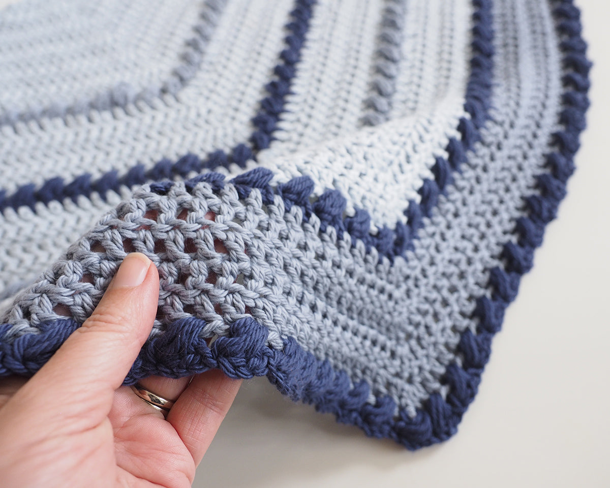 Puff Stitch Crochet Shawl Pattern + Video Tutorial