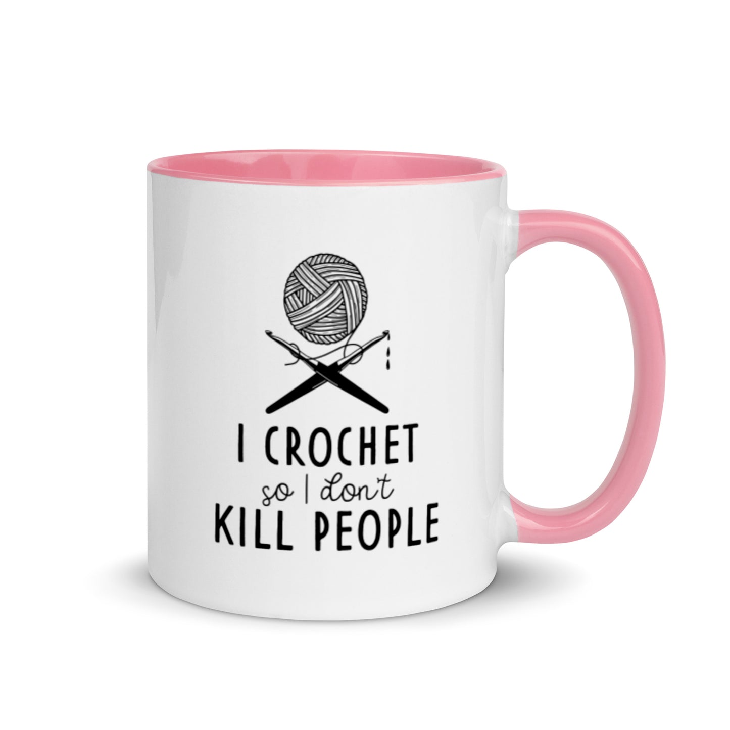 I Crochet So I Don't Kill People - Mug